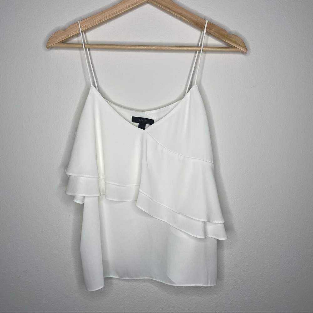 J. Crew | Drapey Ruffle Cami - Picture 2 of 7